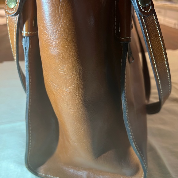 Patricia Nash Brown Leather Shoulder Bag - Picture 6 of 14